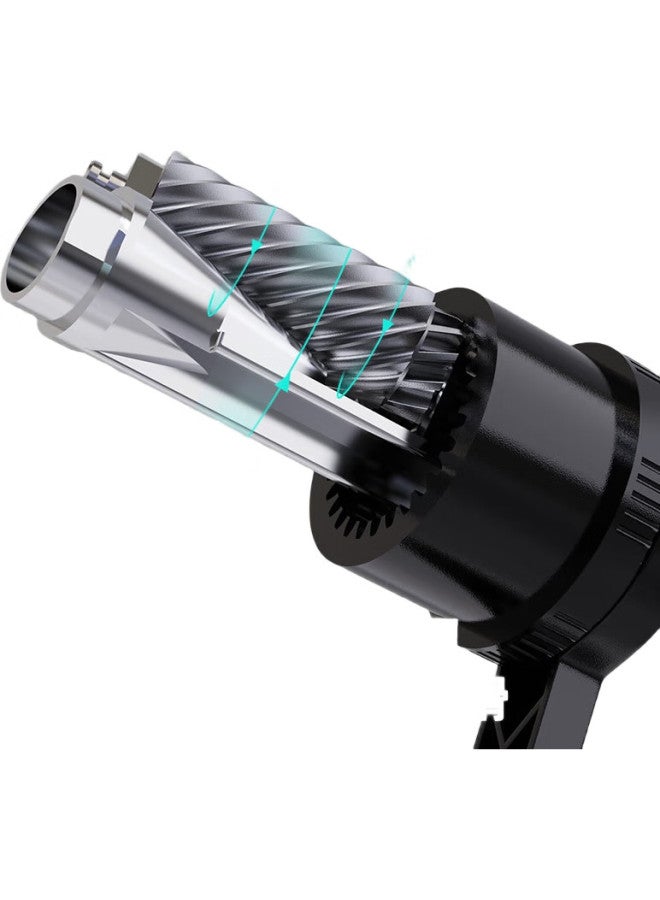 Deli Art Sketching Charcoal Pencil Sharpener With 7 Thickness Settings, Automatic Pencil Insertion, Rotary Blade, For Children, Students, Stationery, Exams, Birthday, Back-To Gift, Black - Image 1