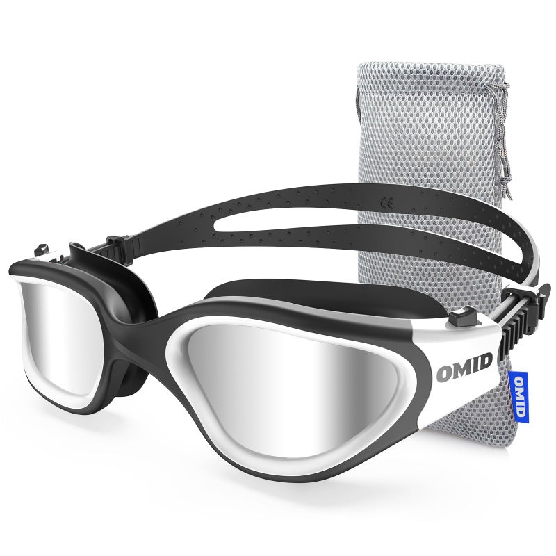 OMID Swim Goggles, P2 Polarized Swimming Goggles for Men Anti-fog Goggles Swimming for Adult Women - Image 1