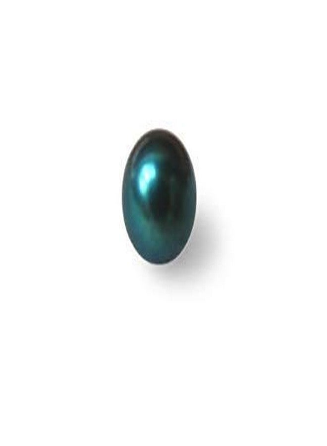 GEMS RIVER 15.25 Carat Black Pearl Loose Gemstone Certified Moti Stone(South Sea) Pearl Stone for Man and Woman with Lab - Certificate (C140) - Image 1