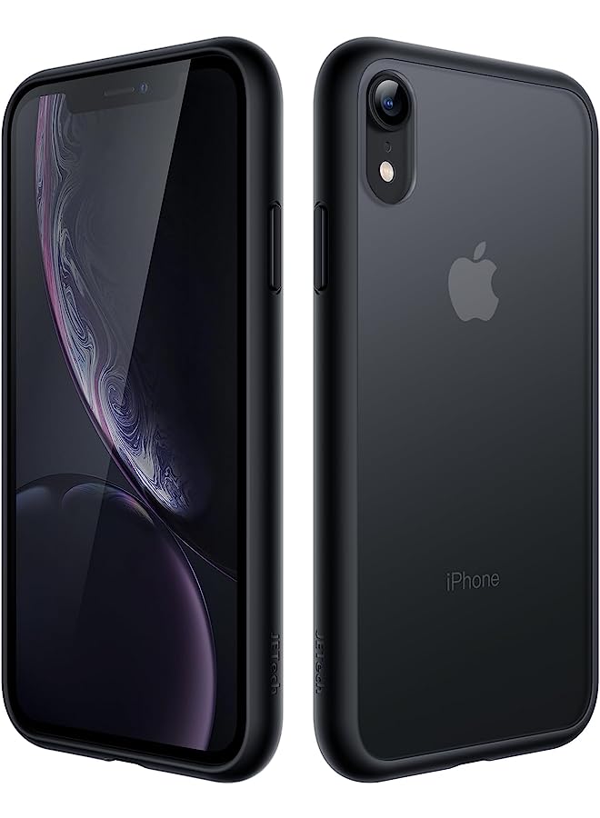 Jetech Matte Case For Iphone Xr 6.1-Inch, Shockproof Military Grade Drop Protection, Frosted Translucent Back Phone Cover, Anti-Fingerprint (Black) - Image 1
