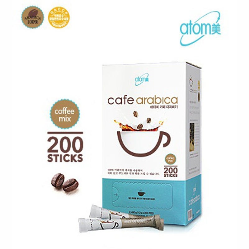 Atomy 200 Sticks Cafe Arabica Instant coffee mix Arabica Coffee & Natural Casein - Image 5