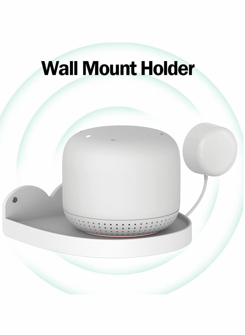 Excefore Wall Mount Holder Compatible with Google WiFi 1st/2nd Generation, ABS Holder Cable Management Space-Saving Accessories for Google Nest WiFi Router  - Image 2
