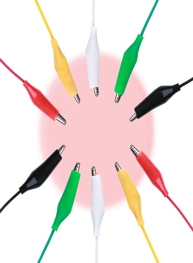 إليجو مجموعة ELEGOO من 30 قطعة من أسلاك اختبار مشبك التمساح مع مشبك التمساح وسلك توصيل مزدوج الطرف بطول 50 سم - Image 4