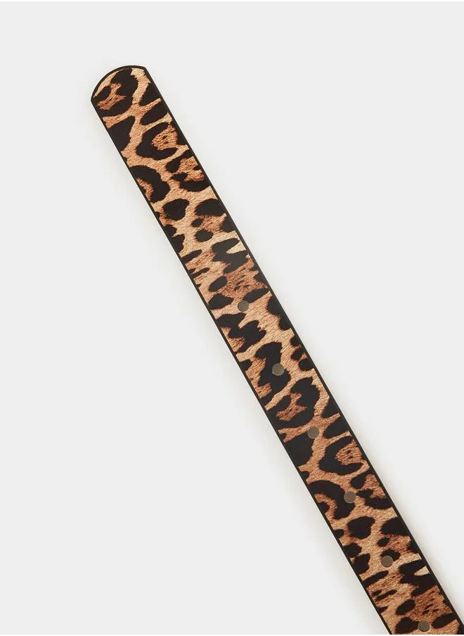 Styli Animal Print Belt