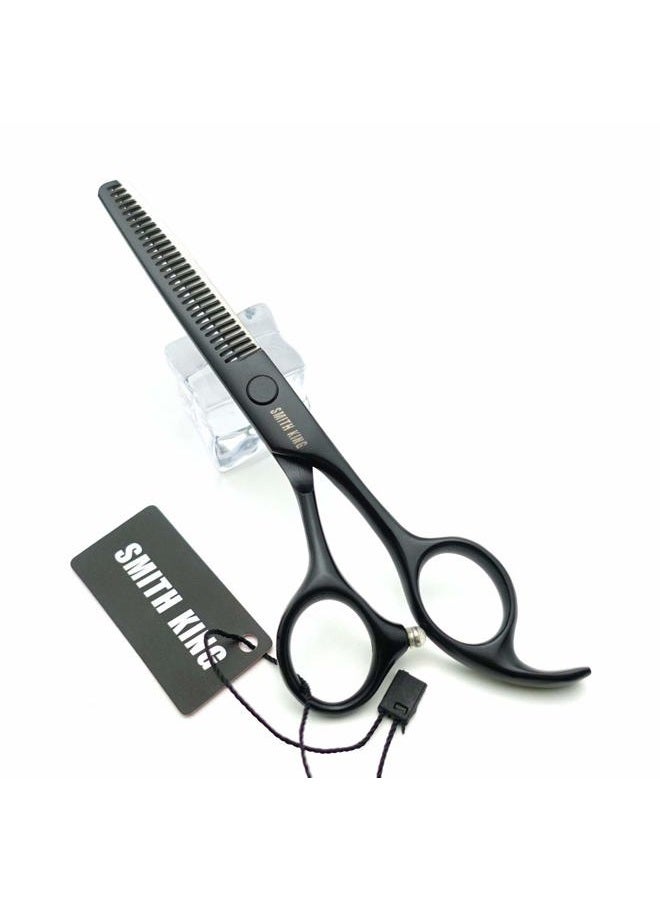 Smithking 5.5 Inches Hair Cutting Scissors Set with Razor Combs Lether Scissors Case,Hair Cutting Shears Hair Thinning Shears for Personal and Professional (Black) - Image 5