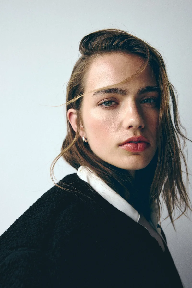 اتش اند ام جاكيت من نسيج تيدي