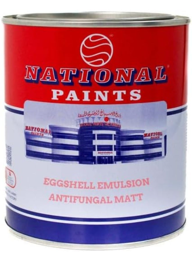 NATIONAL PAINTS Eggshell Emulsion Antifungal Matt 1 Liter Silver Grey 202
