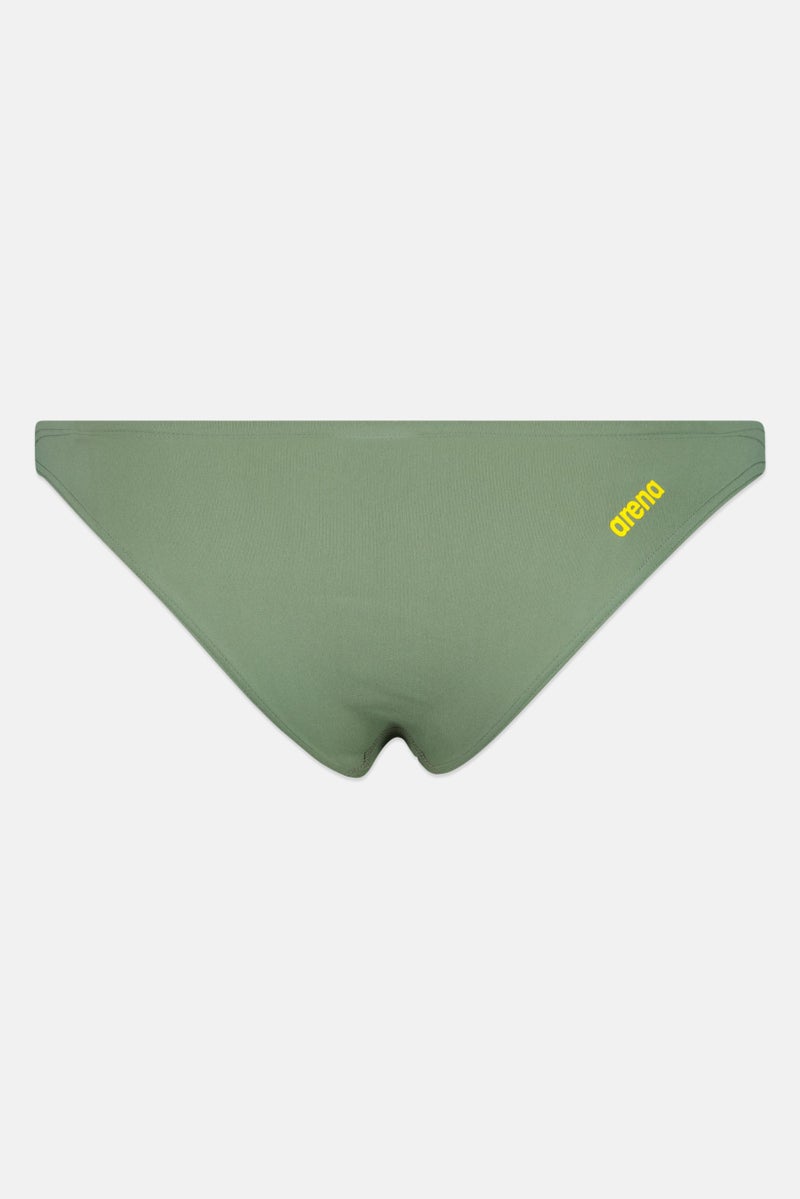 arena Women Brand Logo Bikini Bottom, Olive - Image 2