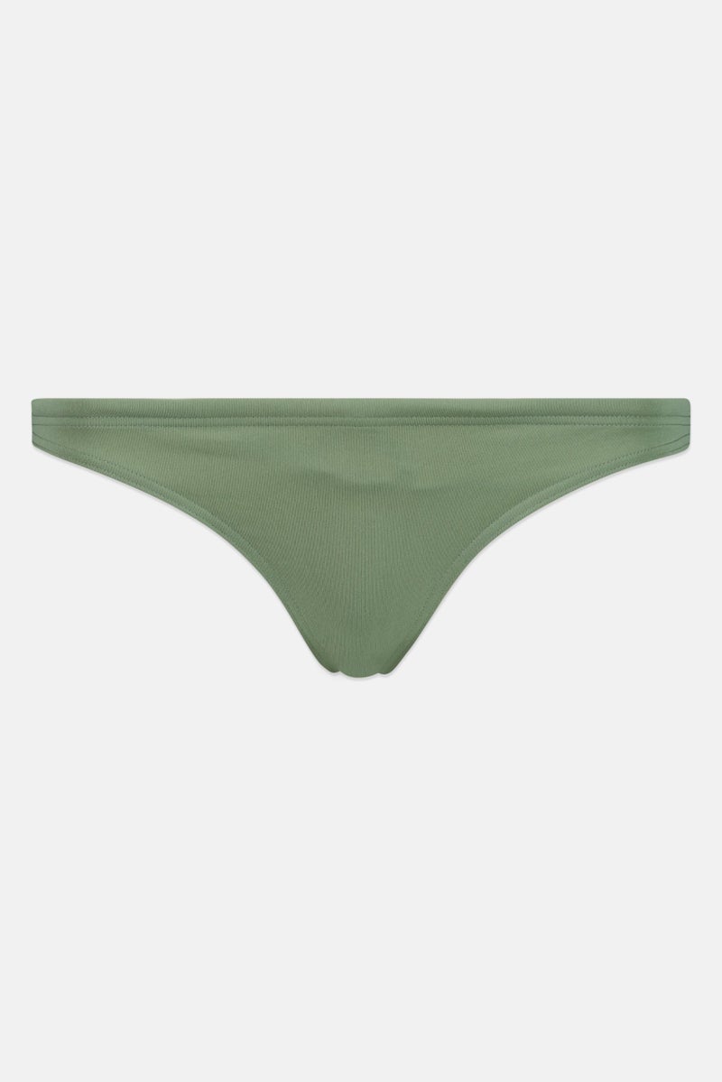 arena Women Brand Logo Bikini Bottom, Olive - Image 1