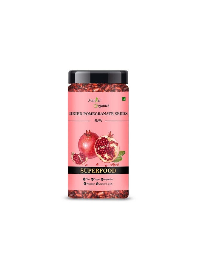 ManHar Organics Dried Pomegranate Seeds Jar 125g | Natural & Sun-Dried | Rich in Antioxidants & Fiber | Tangy & Flavorful | Anardana | Anar ke Beej for Cooking, Immunity Booster - Image 1