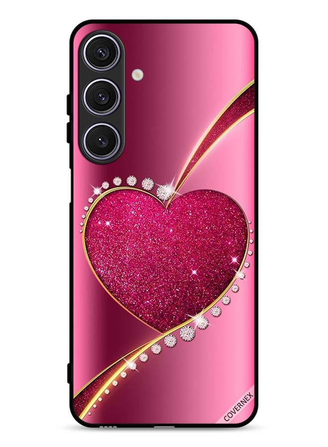 Samsung Galaxy A17 Protective Case Cover Diamond Glitter Heart