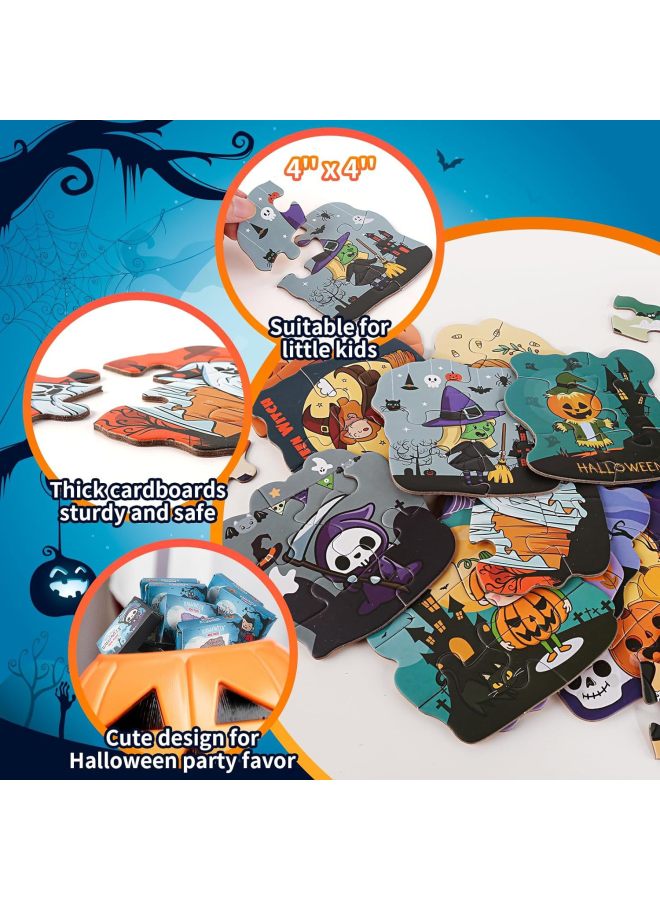 2024 Cross Border 1008 Piece Countdown  Puzzle Ghost Pumpkin Witch Paper Puzzle Ghost Festival Educational Toys-Color: Puzzle Blind Box Set 473g - Image 4