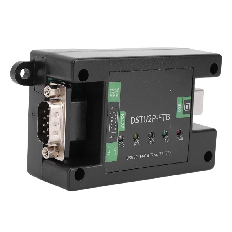 diustou USB to RS232 Serial Converter with Power Isolation Industrial USB RS232 Converter - Stable Data Transmission Module for Industrial Automation Systems - Image 3