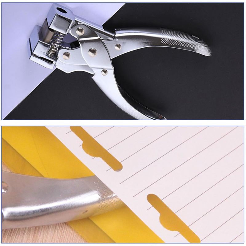 T-Slot Punch: 160 X 40 X 60 Mm Zinc Alloy Construction - Anti-Slip Handle, Fast Clean Punching, Compact Size for DIY Crafts, PVC Cards, Thin Cardboard, Office And Retail Use - Image 4