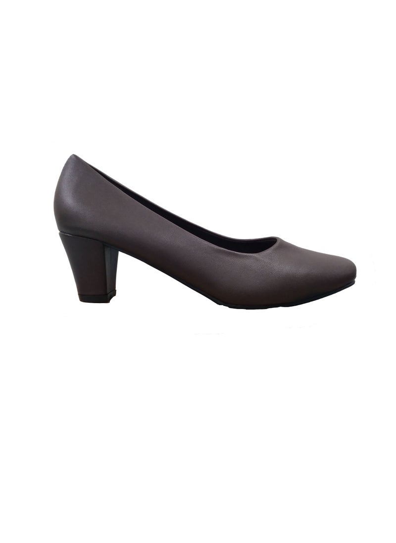 Better - Ladies Heel shoes Dark Brown Colour - Image 1