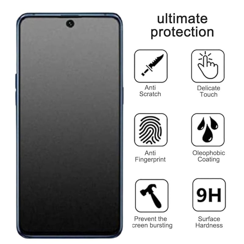 FabeKee Matte Screen Protector Compatible With Oppo Reno 14 Pro 5G (1 Pack), Tempered Glass film Anti-Glare & Anti-Fingerprint, Case Friendly -Smooth as Silk - Image 2