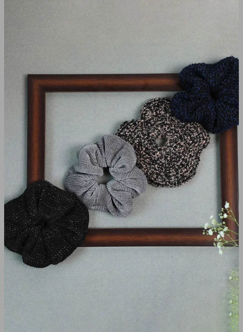 SOHI Pack of 4 Scrunchies
