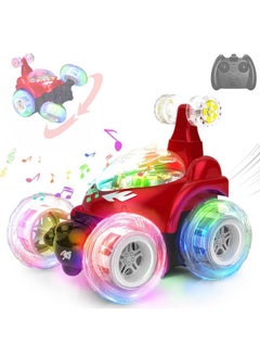 Storio Storio Rechargeable Remote Control Rotating Rolling Stunt RC Car Toys for Kids Off Road Vehicle Toy Cars Kids Monster Truck Rock Climbing Car Toy (Random Colours)  - Image 1
