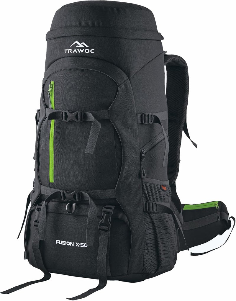 Trawoc حقيبة ظهر TRAWOC FUSION X 50L للمشي والتخييم - Image 1