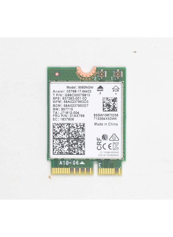 HighZer0 Electronics 9560NGW WiFi Card for Intel, Wireless-Network Card 9560AC, AC 9560, M.2 2230, 2X2 Ac+Bt, Gigabit, No Vpro NGFF Key E (M2:CNVio) - Image 1