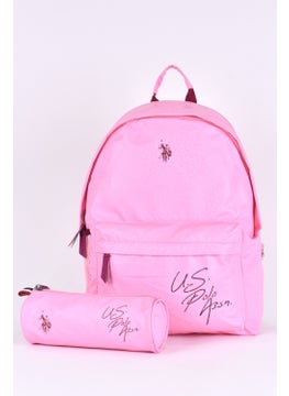 U.S. Polo Assn. Ultra Light Girls 2-Piece School Bag Set Primary School Bag and Pencil Case PLCAN24227  - Image 1