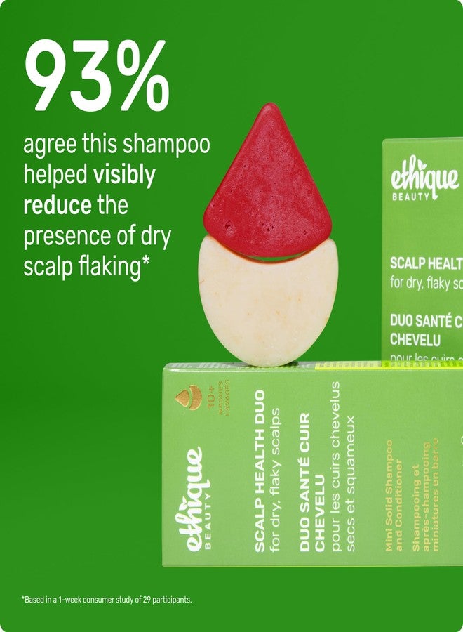 Ethique Beauty Mini Sampler Solid Shampoo & Conditioner Bar Set - Scalp Health Shampoo for itchy, dry, flakey scalps with Oatmeal - Image 5