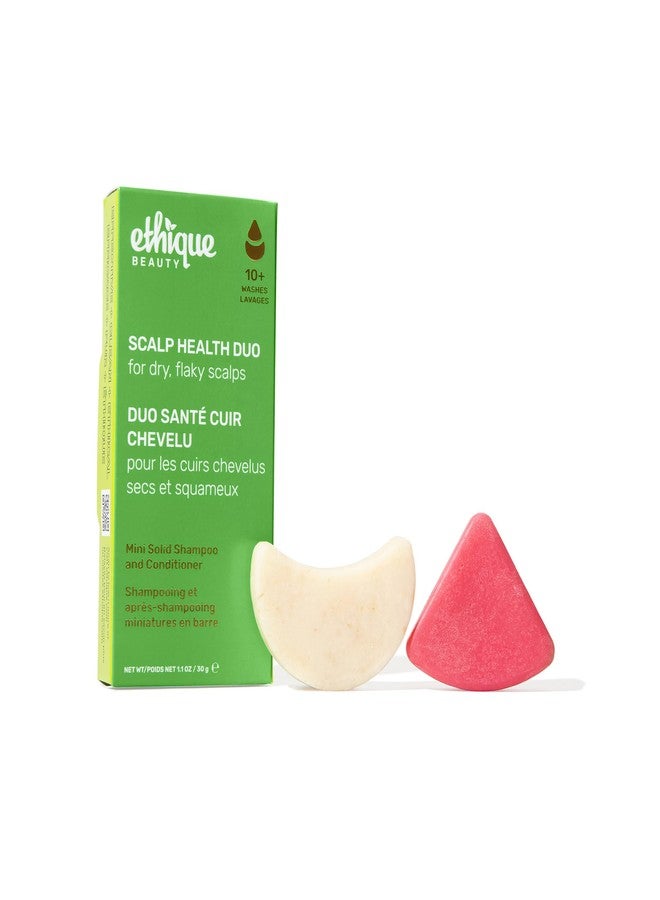 Ethique Beauty Mini Sampler Solid Shampoo & Conditioner Bar Set - Scalp Health Shampoo for itchy, dry, flakey scalps with Oatmeal - Image 1