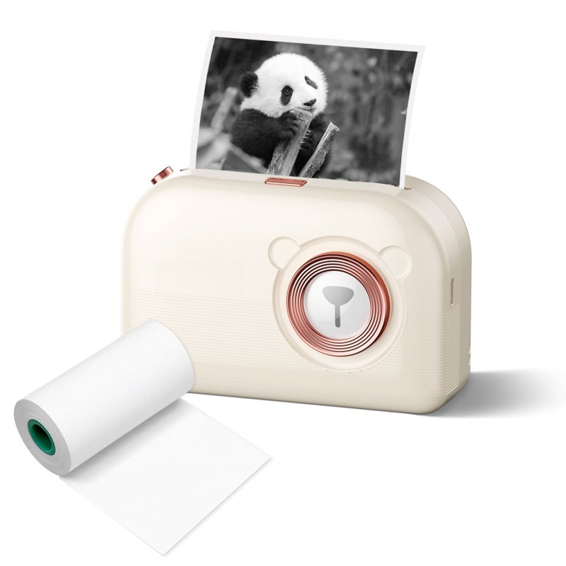 PeriPage A3X Mini Portable Photo Sticker Printer 203dpi BT Wireless Mobile Thermal Printer Receipt Label Maker Support 77mm/56mm Paper Width Compatible with Android iOS Windows for Photo Work Plan - Image 1