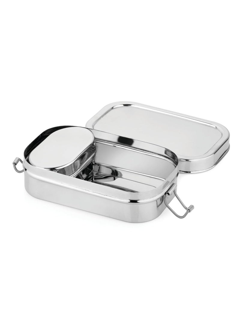Prabha Lunch Box for Office Use Steel | Ultimate Storage Solution Lunch Box Set Steel Food Storage Containers | Lunch Boxes for Women | Lunch Boxes for Men |Tiffin Box Hot & Fridge Storage - Image 1
