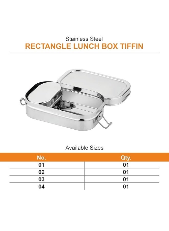 Prabha Lunch Box for Office Use Steel | Ultimate Storage Solution Lunch Box Set Steel Food Storage Containers | Lunch Boxes for Women | Lunch Boxes for Men |Tiffin Box Hot & Fridge Storage - Image 2