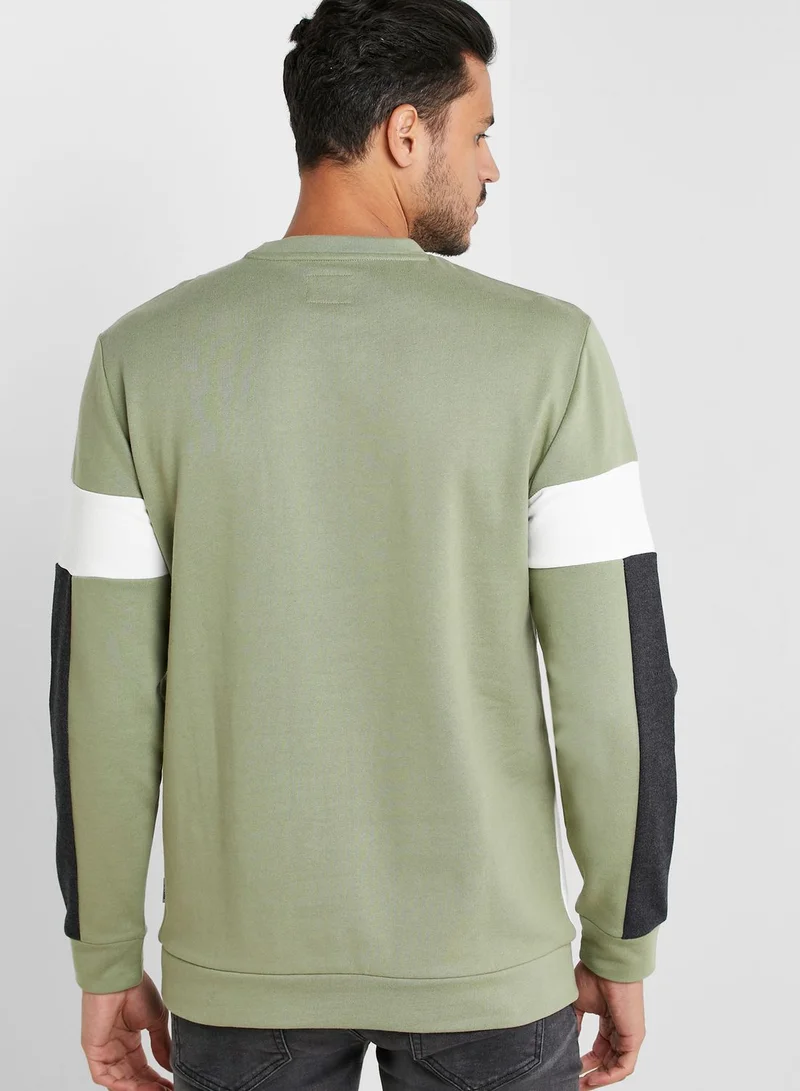 Only & Sons Mdustin Color Block Sweatshirt