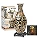 YunSheCSBS 3D Puzzles Vase for Adults 160 Pieces Plastic DIY Unique Flower Vase with LED Light Crafts for Adults Birthday Gifts House Warming Gift for Flower Arrangements and Home Decor Brown - Image 3