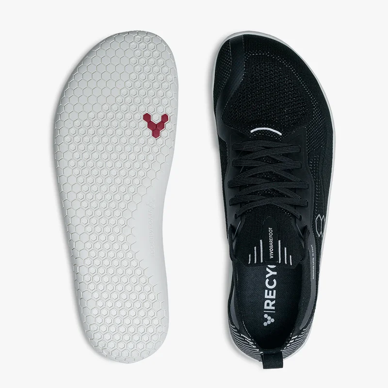 VIVOBAREFOOT PRIMUS LITE KNIT LADIES FOOTWEAROBSIDIAN