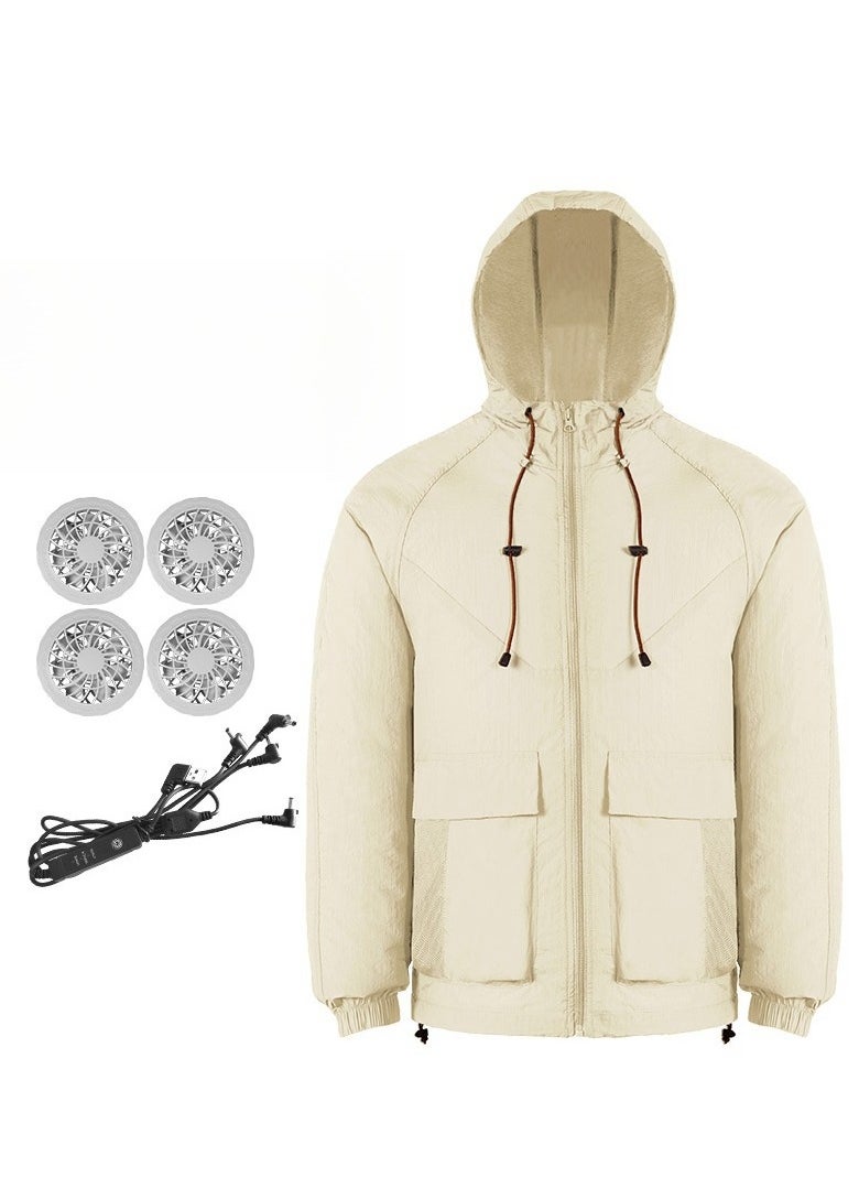 Outdoor Sun Protection, Cooling, Air Conditioning Clothing, Dirt Resistant Work Clothes, USB Smart Fan, Dirt Resistant Work Clothes  - Image 1