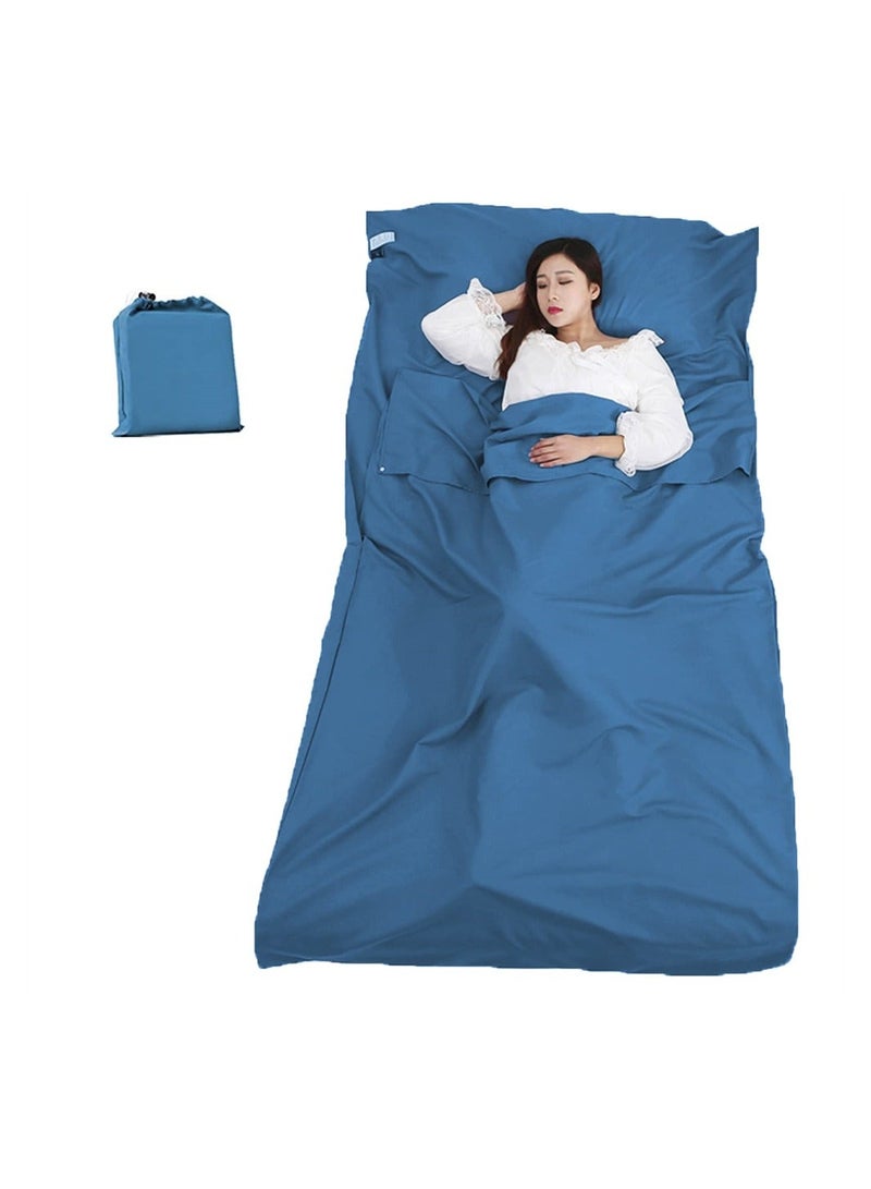 Sleeping Bag Liner, Portable Camping Travel Home Bed Sheet Comfortable Lightweight Breathable Hotel Compact Sacks - Image 1