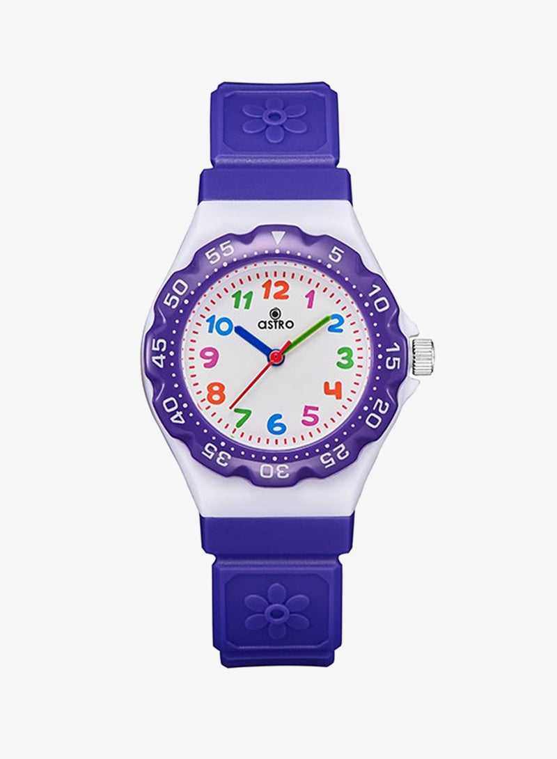 ASTRO Kids Polyurethane Analog Watch A23803-PPVV - 33 mm - Image 1