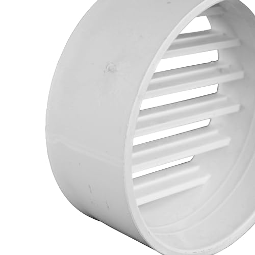 NDS 9P11، مصفاة دائرية بقطر 4 بوصات، تناسب تركيبات الصرف الصحي والمجاري بقطر 4 بوصات، PVC، أبيض - Image 3