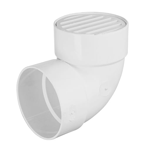 NDS 9P11، مصفاة دائرية بقطر 4 بوصات، تناسب تركيبات الصرف الصحي والمجاري بقطر 4 بوصات، PVC، أبيض - Image 4