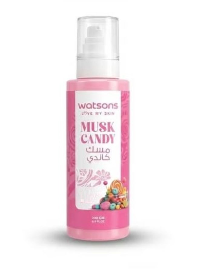 MUSK CANDY Body &  HAIR SPRAY - 250 Ml