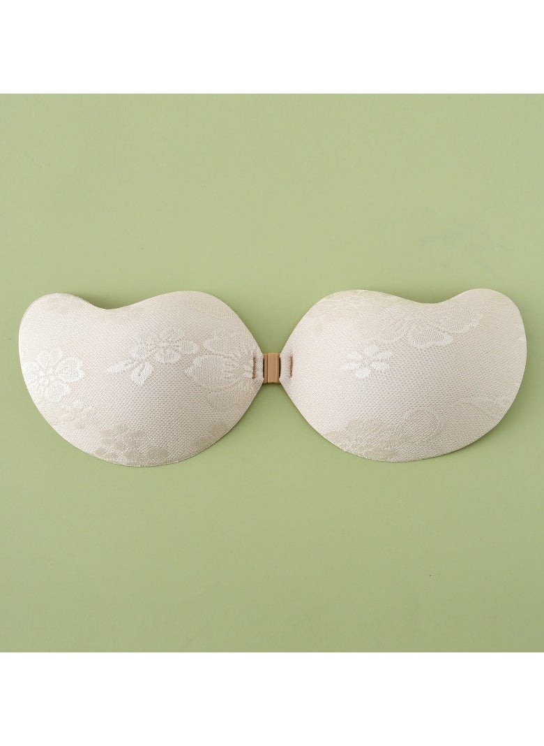Jomo Store - Push Up Self Adhesive Silicone Bra with Front Closure – Strapless, Invisible Design with Outer Lace Cups - Image 1