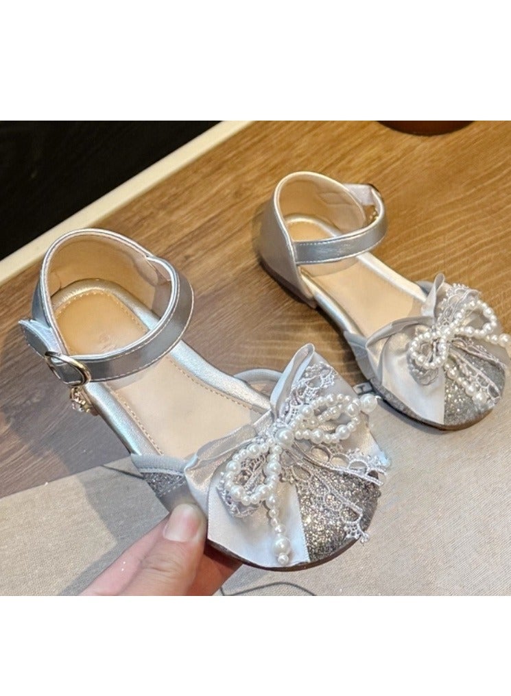Sparkling Bow Crystal Princess Shoes - Image 5
