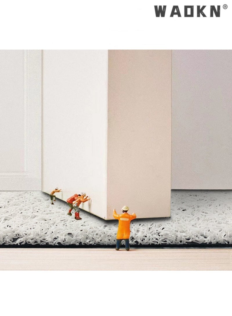 دبليو أيه أو كي أن 50 * 80 سم الباب الأمامي وسادة ، وسادة الطين كشط مرحبا بكم في مدخل المنزل ، المرآب ، مدخل الحديقة في جميع الأحوال الجوية الثقيلة دائم باب حصيرة ، المضادة للانزلاق المطاط الطبيعي - Image 4