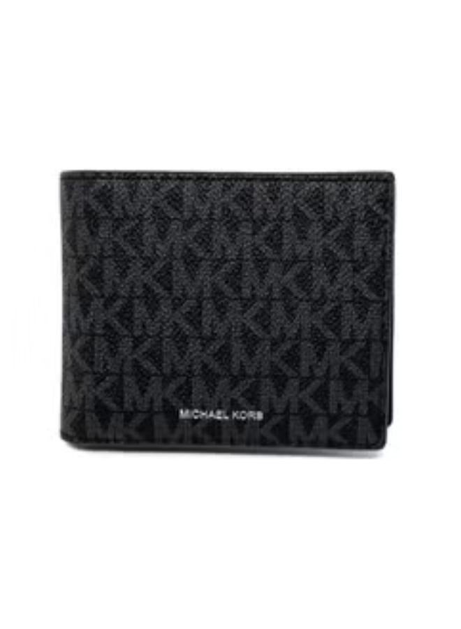 Michael Kors Michael Kors Black Pattern Wallet with Matching Card Holder – Stylish & Functional Designer Duo with 10 Card Slots & 2 Main Pockets  - Image 2
