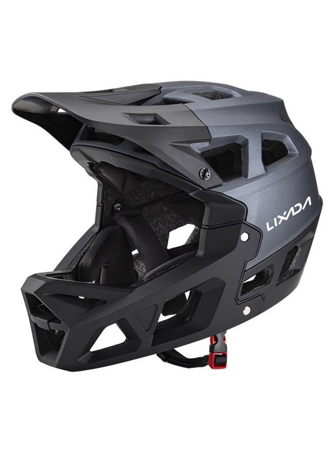 Generic Full Face Mountain Bike Helmet Adult Racing Downhill MTB Helmet for Men/Women Adult Mountain Bike 