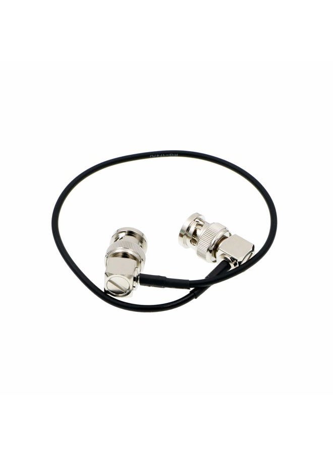 Uonecn Flexible HD SDI Cable RG179 Right Angle BNC Male to Right Angle BNC Male 75ohm for Blackmagic HyperDeck Shuttle and BMCC BMPC Hyperdeck Cameras 30cm - Image 5