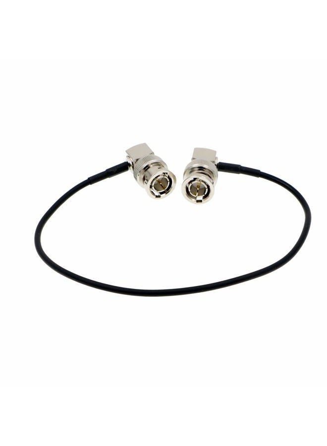Uonecn Flexible HD SDI Cable RG179 Right Angle BNC Male to Right Angle BNC Male 75ohm for Blackmagic HyperDeck Shuttle and BMCC BMPC Hyperdeck Cameras 30cm - Image 4
