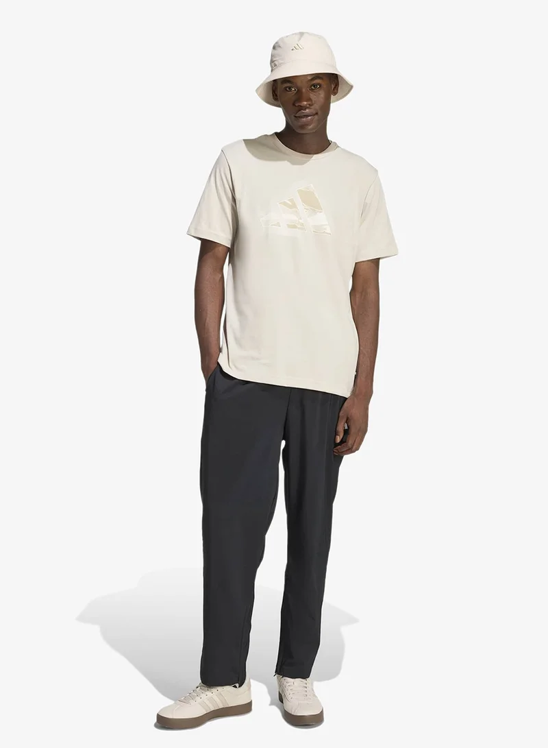Adidas Camo Modern Logo Graphic T-Shirt