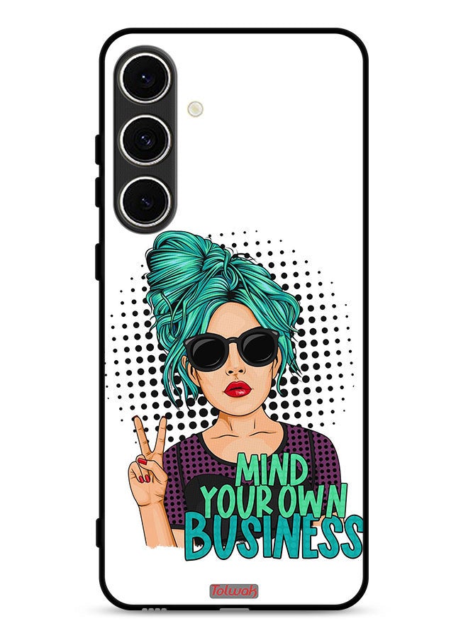 Tolwak Samsung Galaxy M56 5G Protective Case Cover Mind Your Own Business - Image 1