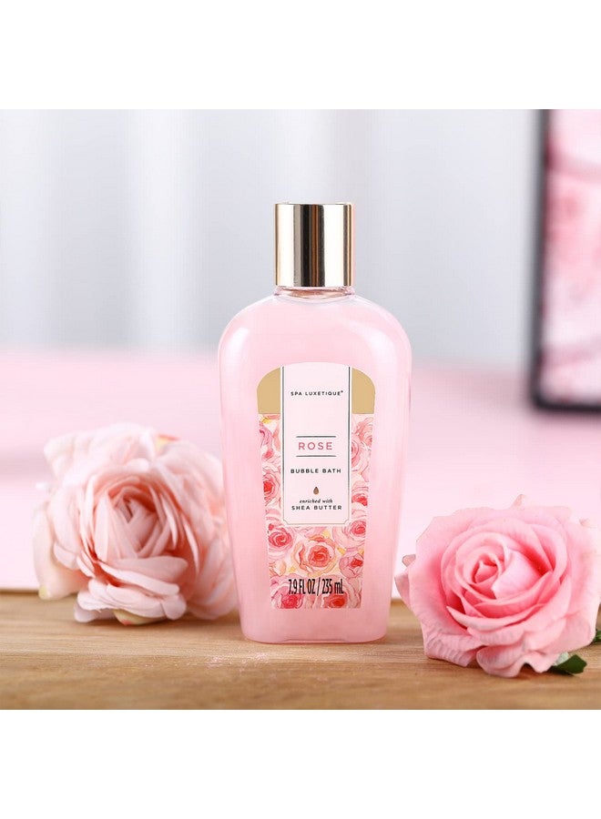 spa luxetique Gift Set For Women, Spa Luxetique Bath Sets for Women Gift, 8 Pcs Rose Spa Basket Includes Bubble Bath, Shower Gel, Body Lotion, Birthday Spa Gifts, Mothers Day Gifts for Mom - Image 3