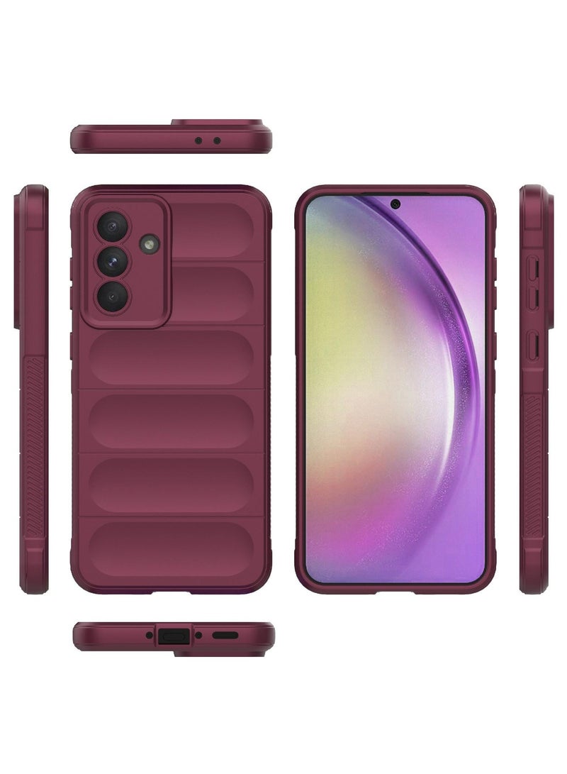 جراب موبايل ماجيك شيلد  سيليكون مضاد للصدمات وحمايه للكاميرا متوافق  Samsung Galaxy A56 /Samsung Galaxy A36 (نبيتي) - Image 3